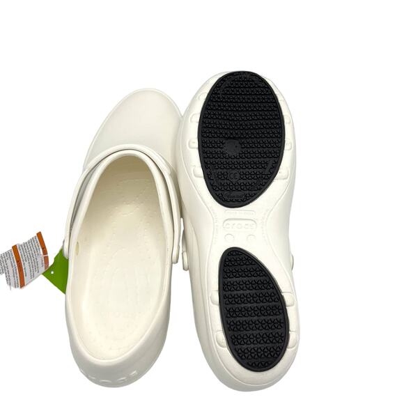 Crocs Mercy Work Women's Clog in White Size 12 - Picture 5 of 9
